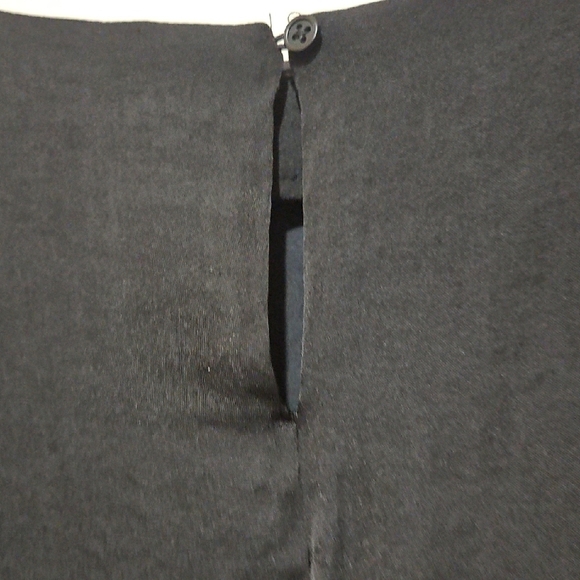 EUC Nine West Black Blouse with Puff Sleeves - Picture 4 of 10